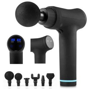6 Speed Percussion Deep Tissue Vibration Therapeutic Massage Gun